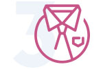 Ein pinkfarbenes Icon mit zwei übereinanderliegenden nach rechts zeigenden Pfeilen.